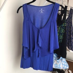 Elegant navy blue top